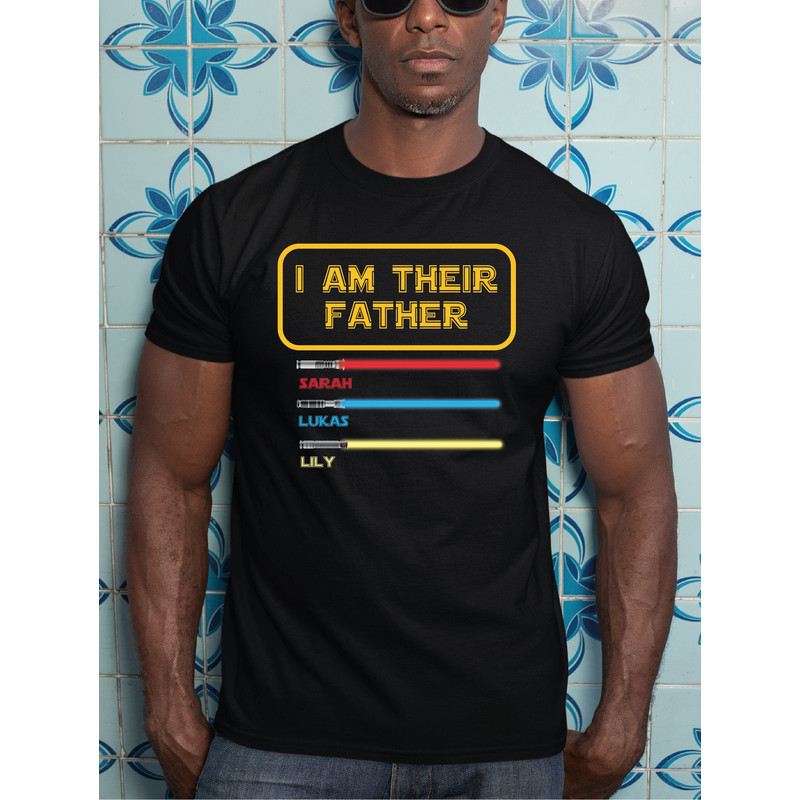 I Am Their Father Personalized Shirt, Dadalorian Shirt, Father's Day gift, Personalized Gift for dad, Daddy Shirt With Kids Names, Gift-441 - 1.jpg