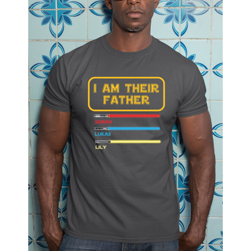 I Am Their Father Personalized Shirt, Dadalorian Shirt, Father's Day gift, Personalized Gift for dad, Daddy Shirt With Kids Names, Gift-441 - 3.jpg