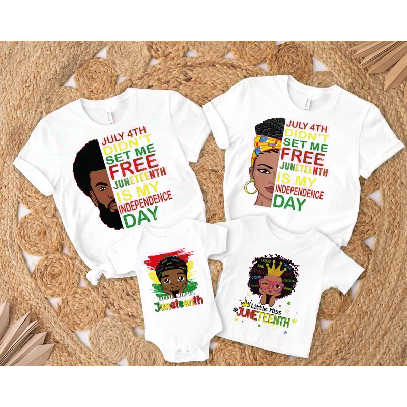 Juneteenth Family Matching Shirt, Shirts For Black Family, Juneteenth Shirt, Black History Family T-shirt, Black Lives Matter Gift-322 - 1.jpg