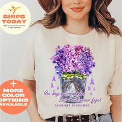 alzheimer shirts, alzheimer ribbon tee, alzheimers awareness shirt, alzheimer support graphic tees, alzheimers awareness