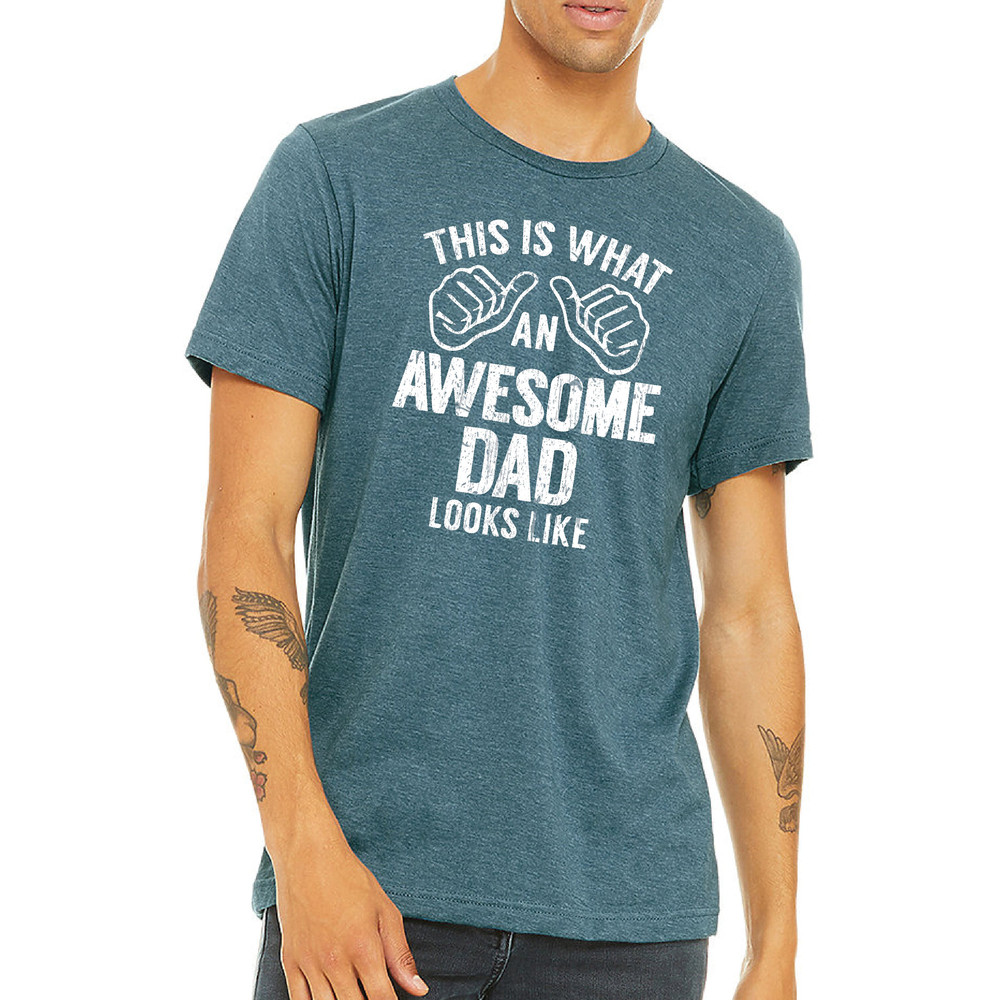 This Is What An Awesome Dad Looks Like Shirt, Dad Shirt, Daddy Shirt, Father's Day Shirt, Best Dad Shirt, Gift For Dad, Gift-425 - 2.jpg