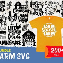 200 bundle farm svg, trending svg, farm bundle svg