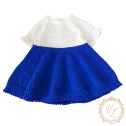 Baby Dress Knitting Pattern "Rainbow Of Style 2" | Baby Dress Pattern | PDF Knitting Pattern | 0-4 years | V57