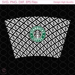gucci starbucks wrap svg, trending svg, gucci starbucks cup, gucci starbucks svg, starbucks wrap svg, gucci