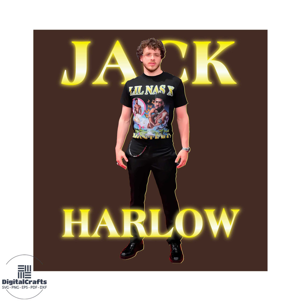 Lil Nas X Wearing Jack Harlow PNG Sublimation Design