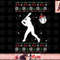 Baseball Player Christmas Cool Ugly X-Mas Pajama Boys Kids png, instant download.jpg