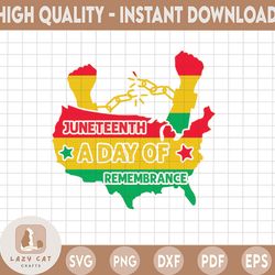 juneteenth freedom remembrance independence proclamation justice honor svg jpg png vector clipart cricut cutting file