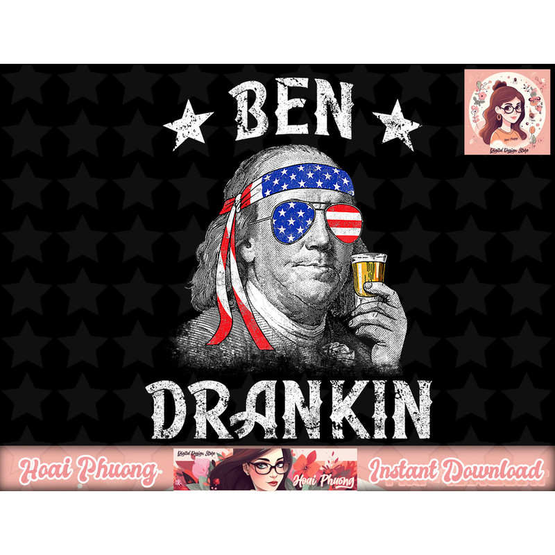 Ben Drankin Funny 4th of July png, instant download.jpg