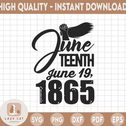 juneteenth box june 19, 1865 svg cricut or silhouette cut file, digital cut file. svg,eps,dxf,pdf,png.
