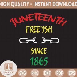 juneteenth svg, freeish svg, black history svg, free ish since 1865 png, svg , dxf, svg files for cricut, sublimation