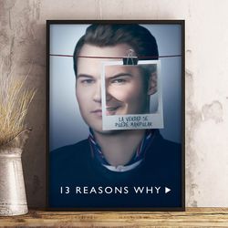 13 reasons why wall art, 13 reasons why poster, 13 reasons why home decor, 13 reasons why decoration, reasons why print