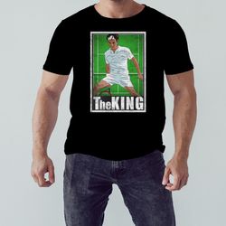 federer tennis player hero vintage the king shirt, shirt for men women, graphic design, unisex shirt