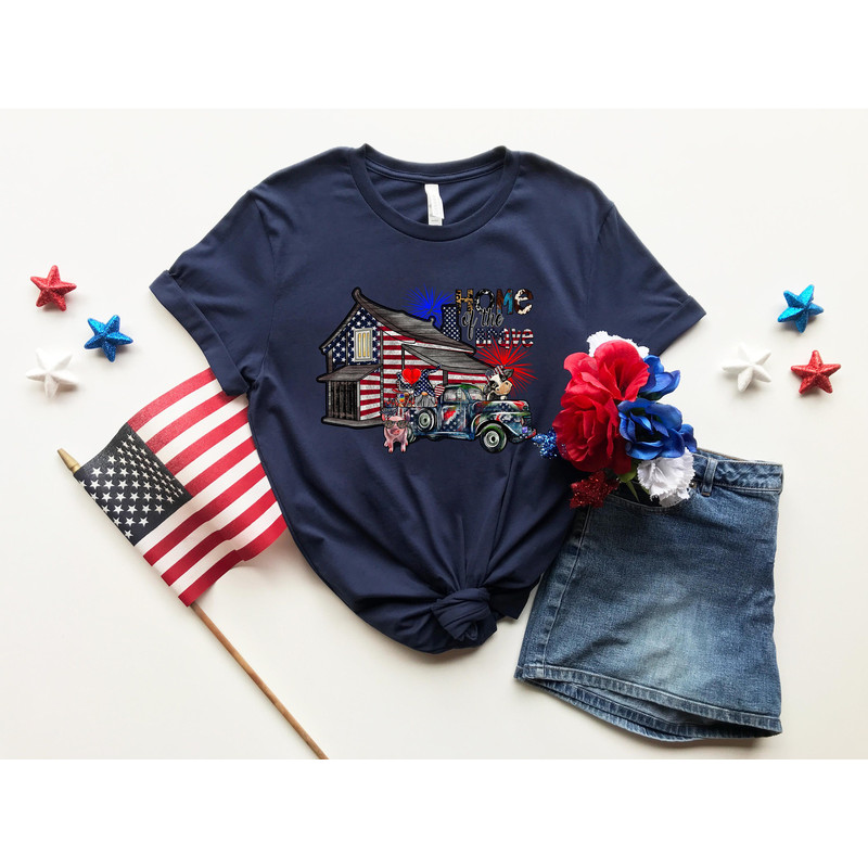 4th Of July Shirt, Home Of Brave Shirt, fourth Of July Family Shirt, Family Matching Shirt, Independence Day Shirt, Merica , Memorial Day - 3.jpg