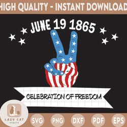 juneteenth freedom emancipation awareness equality independence proclamation justice honor svg jpg png vector clipart
