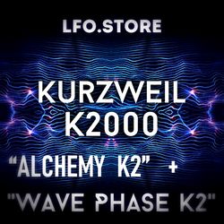 Kurzweil K2000  Sounds Bundle  "Wave Phase K2" & "Alchemy K2" - 145 Program !