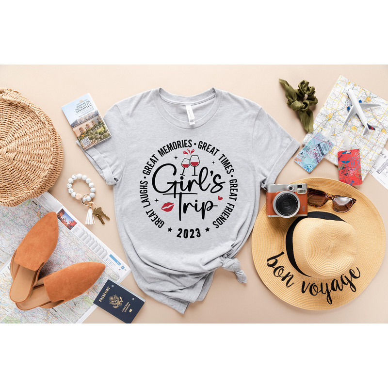 Girls Trip 2023 Shirt, 2023 Girls Trip Shirts, Cheaper Than Therapy, Girls Vacation Tshirts, Girls Weekend Trip Shirt, Vacay Mode Shirt - 3.jpg