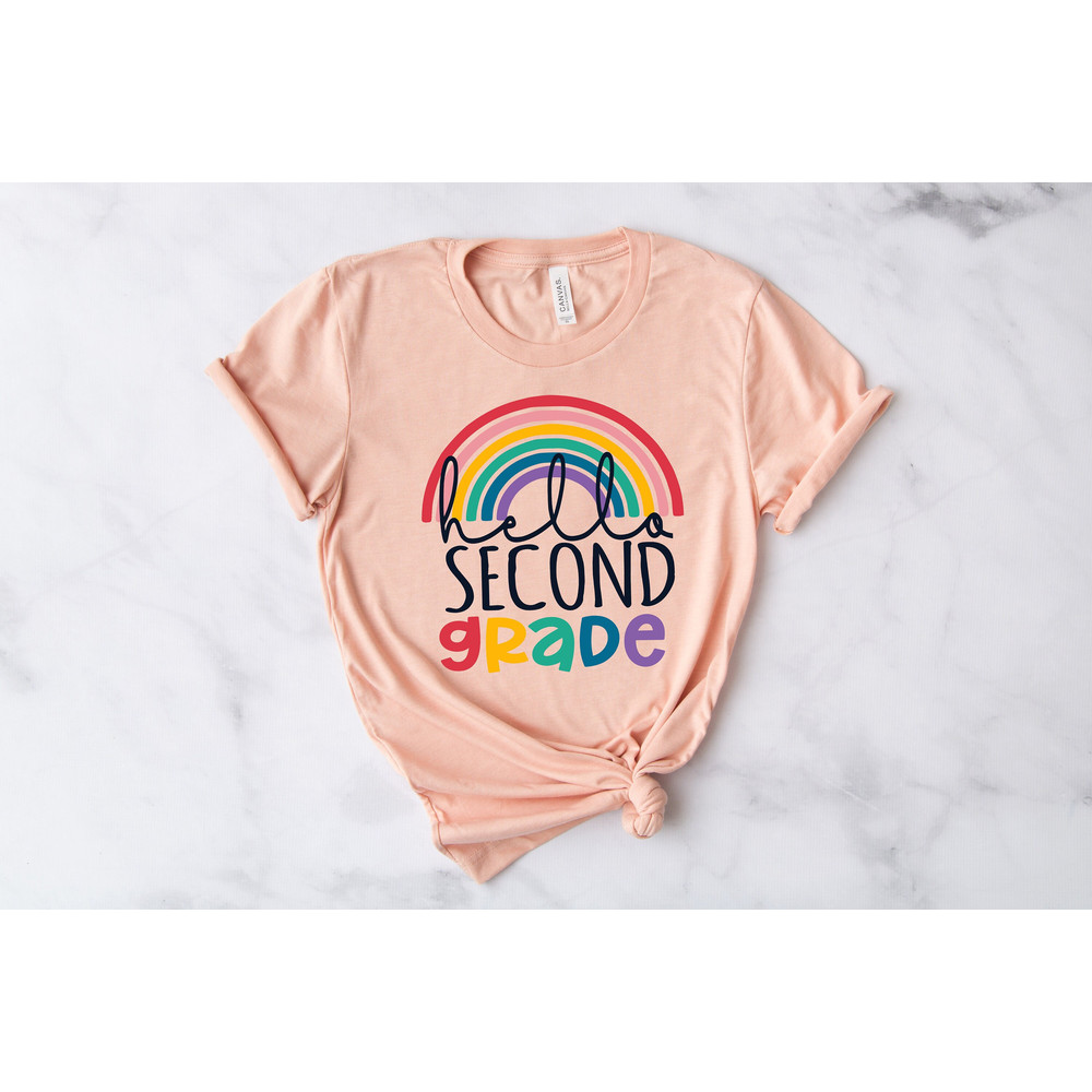 Hello Second Grade Shirt, Second Grade Teacher, 2nd Grade,Teacher Shirts, Gifts For Teachers, First Day of School Shirt,Back to School Shirt - 1.jpg