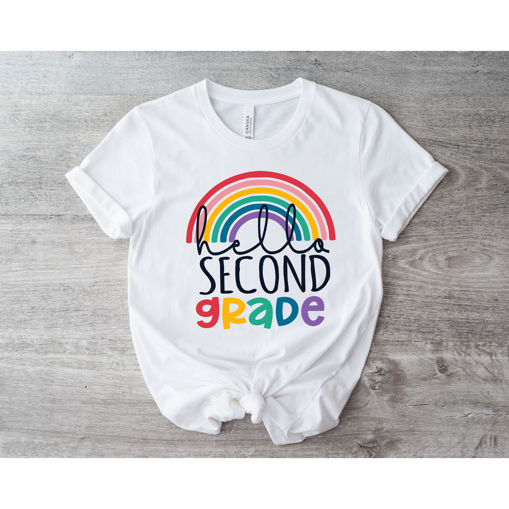 Hello Second Grade Shirt, Second Grade Teacher, 2nd Grade,Teacher Shirts, Gifts For Teachers, First Day of School Shirt,Back to School Shirt - 3.jpg