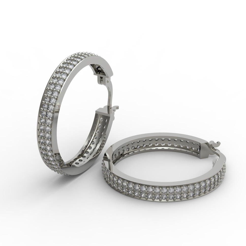 3d model of a jewelry round hoop earrings for printing (4).jpg