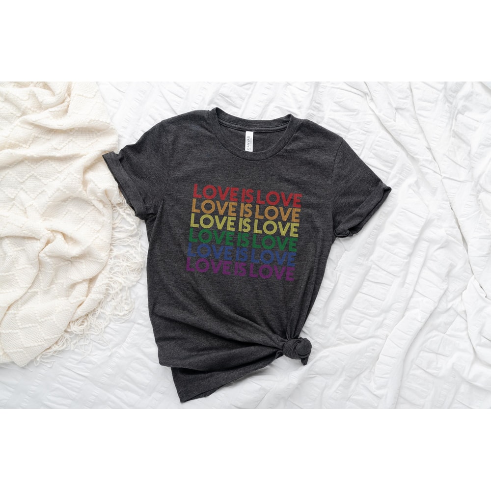 Love is Love T-Shirt, Womens Love is Love Shirt, Pride Shirt, Mens Love is Love Shirt, Kindness Shirts, LGBTQ Support Tees, Gay Pride Shirt - 1.jpg