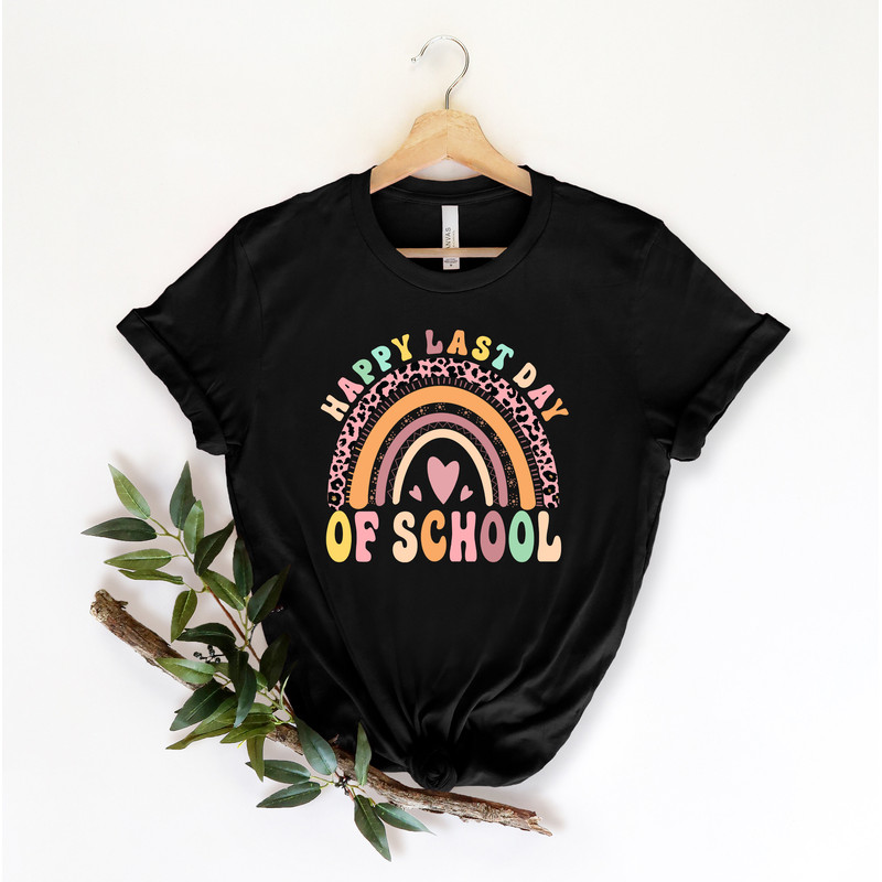 Rainbow Last Day of School, Hello Summer Happy Last Day of School Tee, End Of School, Goodbye School ,Hello Summer, School's Out For Summer - 2.jpg