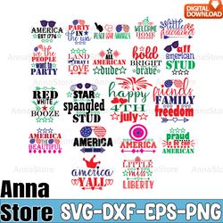 party in the usa svg,july 4th svg, fourth of july svg, america svg, patriotic svg,retro 4th july svg bundle ,independenc