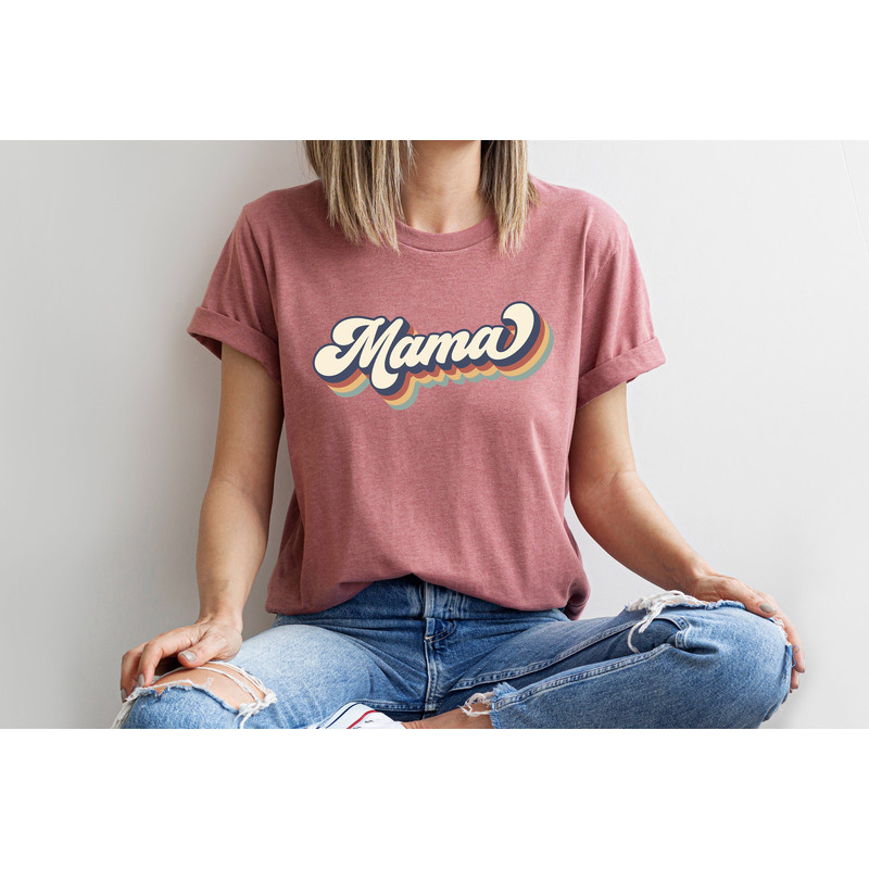 Retro Mama Shirt,Mama Shirt,Mommy Shirt,Gift for Mom,Gift for Her,Mothers Day,Mom Life Tshirt,Mom to be Shirt, Mom Life T-shirt Mother Life - 1.jpg