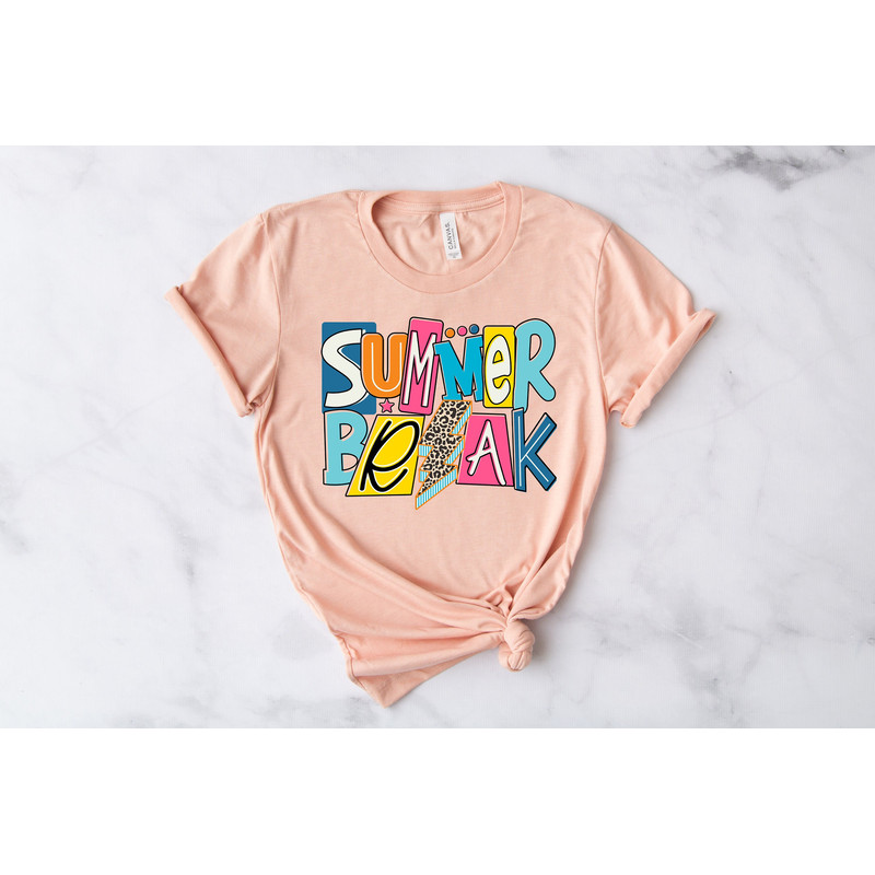 We Are On A Break Teacher Shirt, Beach Holiday Shirt For Teacher, Teacher Summer Break Shirt, School Out Summer Break Shirt For Teacher - 1.jpg