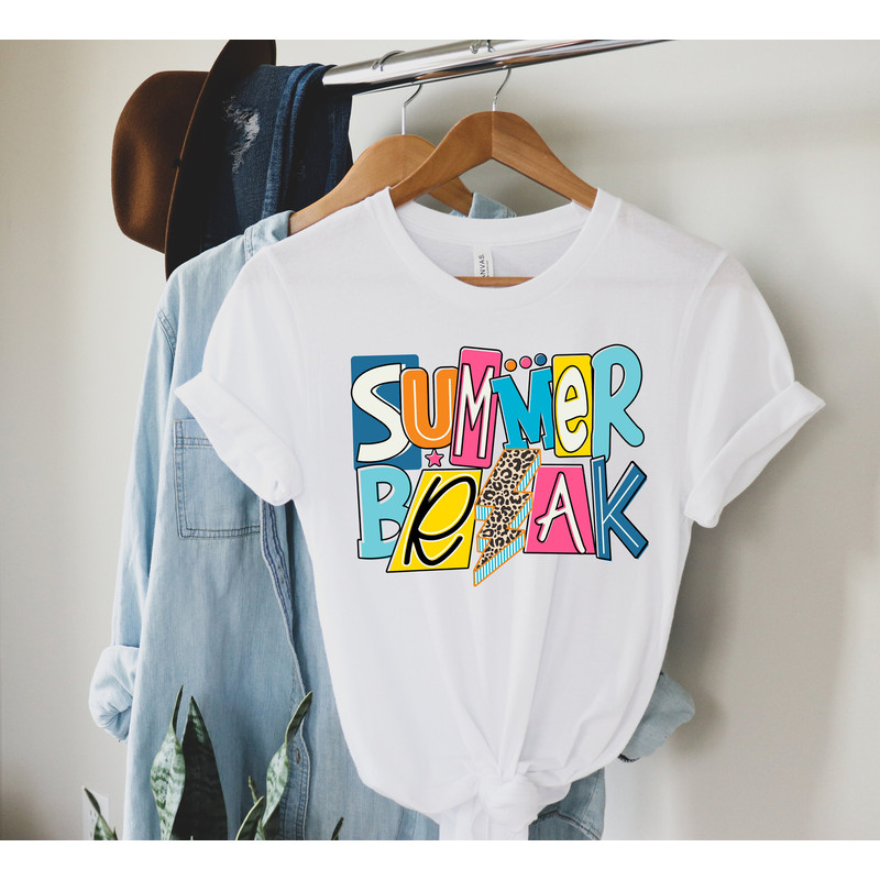 We Are On A Break Teacher Shirt, Beach Holiday Shirt For Teacher, Teacher Summer Break Shirt, School Out Summer Break Shirt For Teacher - 3.jpg