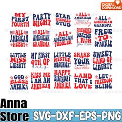 all american grandma svg,july 4th svg, fourth of july svg, america svg, patriotic svg,retro 4th july svg bundle ,indepen