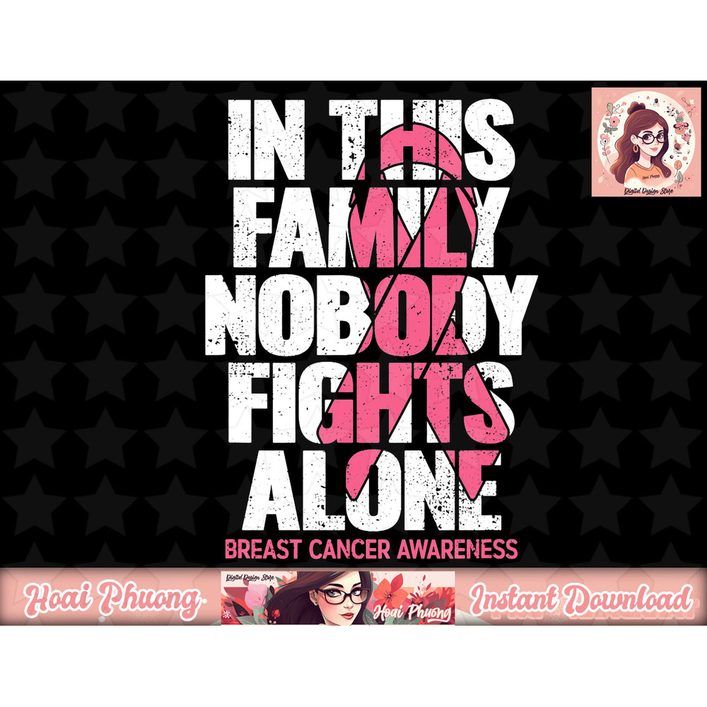 Breast Cancer Support Vintage Family Breast Cancer Awareness png, instant download.jpg