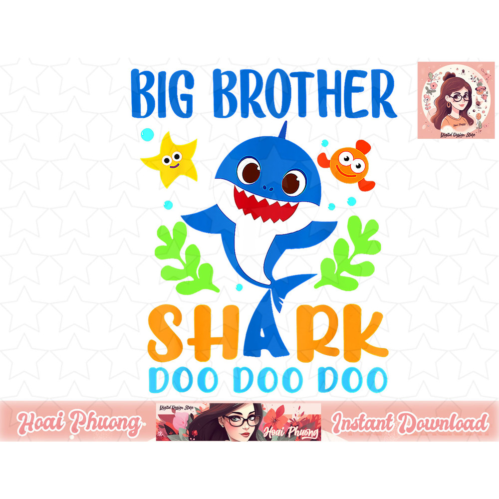 Brother Shark Shirt Halloween Christmas Boys Men Family png, instant download.jpg