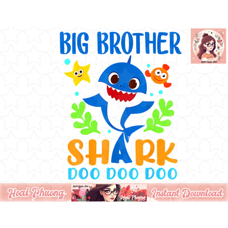 Brother Shark Shirt Halloween Christmas Boys Men Family png, instant download.jpg