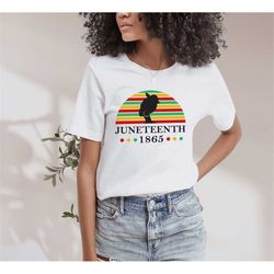 afro woman shirt, 1865 juneteenth shirt, juneteenth shirt, freedom shirt, african american juneteenth shirt, black histo