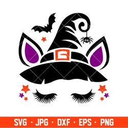 halloween unicorn svg, witch unicorn svg, halloween svg, cricut, silhouette cut file