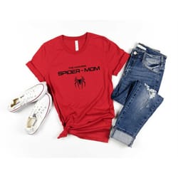 the amazing spider-mom shirt, best mom ever shirt, super hero mom tee, spider-dad shirt, spider family shirt, custom spi