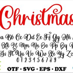 christmas font svg cricut, christmas font otf, christmas letters svg, christmas svg cricut, christmas alphabet svg