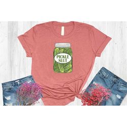 pickle slut shirt, retro women slut lover shirt, canned pickles shirt, retro pickles art, pickle lovers shirt, women slu