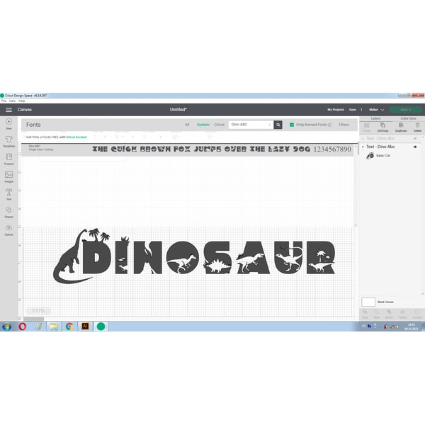 Dinosaur Font OTF, Dinosaur Font SVG Cricut, Dino Font SVG, | Inspire ...