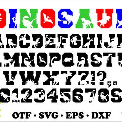 dinosaur font otf, dinosaur silhouette font svg, dino letters svg, dinosaur alphabet svg, dinosaur svg