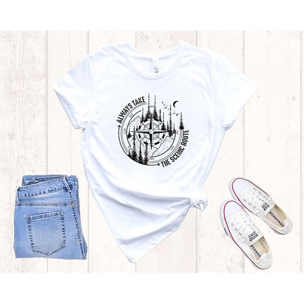 MR-262023201540-compass-shirt-camping-shirt-adventure-shirt-always-take-the-scenic-route-travel-shirt-mountain-shirt-camper-shirt-vacation-shirt-explorer-shirt.