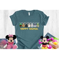 star wars happy easter, easter eggs star wars shirt, disney star wars characters happy easter eggs shirt, happy easter b