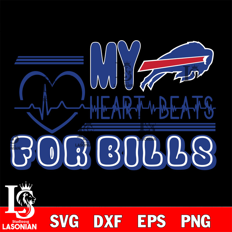 Buffalo Bills heart Beats svg_Svg_2.jpg