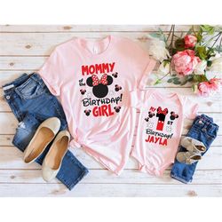 disney birthday girl shirt, custom birthday girl shirt, disney birthday family shirt, disney birthday shirt, disney birt