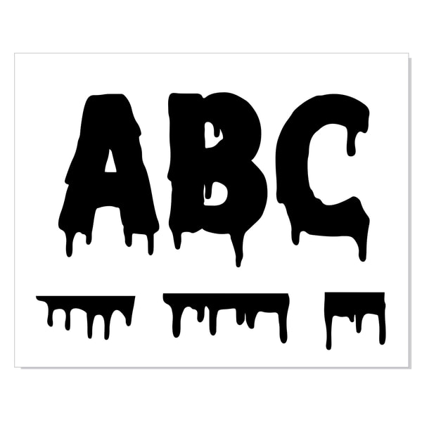 Dripping font SVG, Dripping letters svg, Dripping font for C - Inspire ...