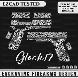 Engraving Firearms Design Glock17  Snake and scroll Design