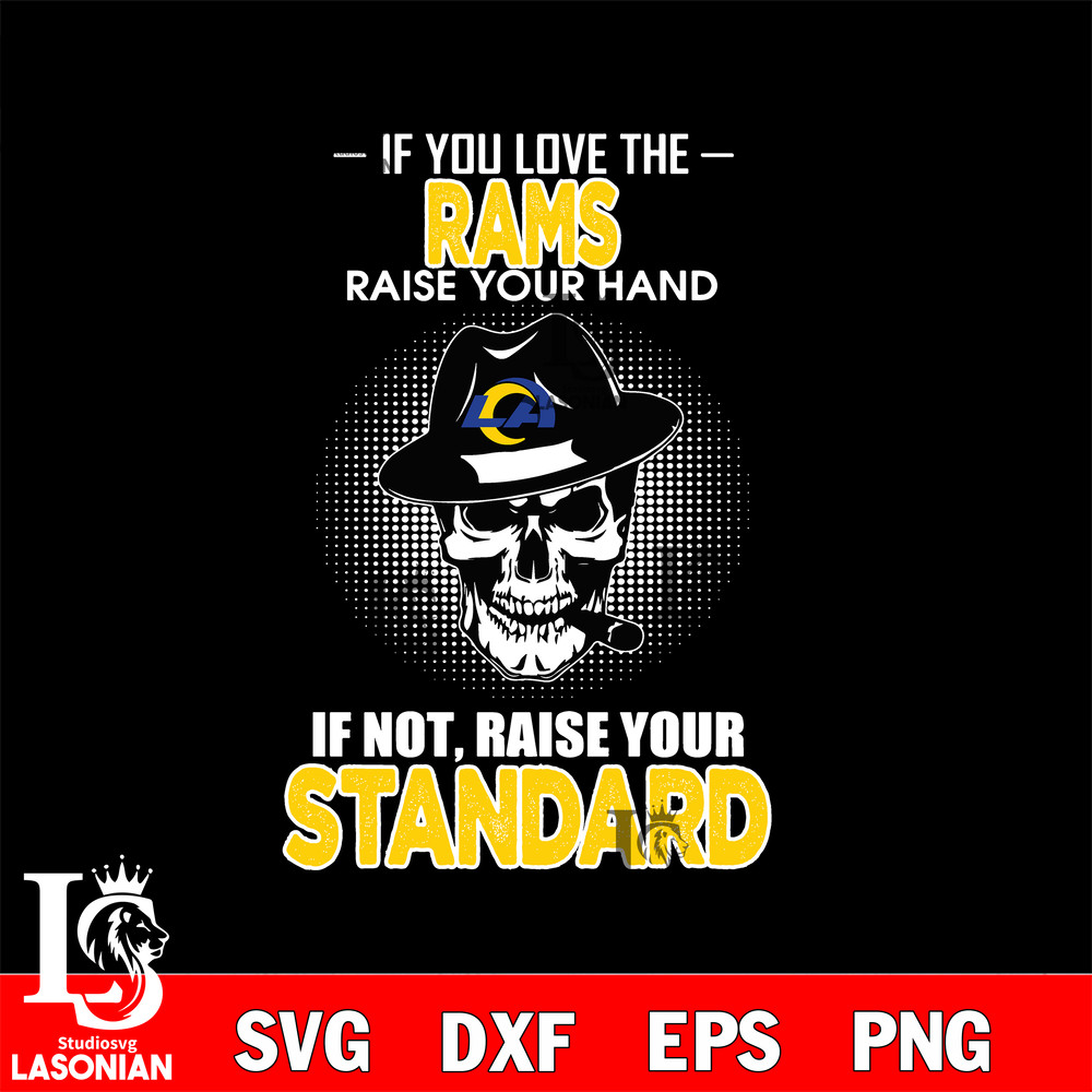 IF you love the Los Angeles Rams your hand svg.jpg