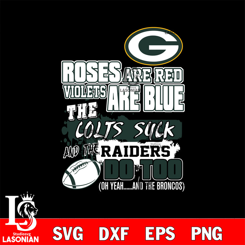 The colts suck and the raiders do too Green Bay Packers svg.jpg