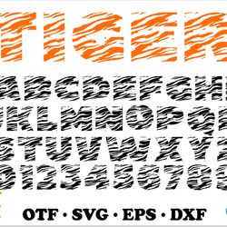 tiger font svg cricut, tiger font otf, tiger svg letters svg cricut, tiger alphabet svg, tiger svg