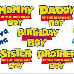 toy story birthday boy svg bundle | toy story svg, toy story png, toy story birthday shirt svg cricut, toy story family